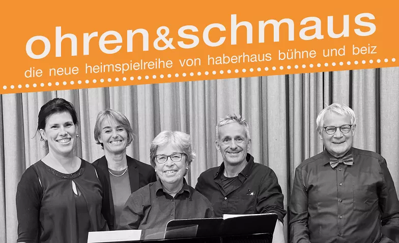 OHREN&SCHMAUS -Walter Millns liest,  Musik mit «Batti5» Haberhaus Bühne, Neustadt 51, 8200 Schaffhausen Billets