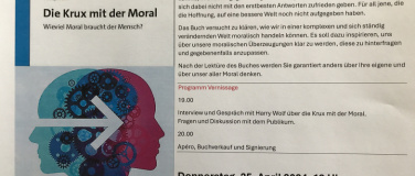Event-Image for 'Buchvernissage mit Harry Wolf: Die Krux mit der Moral'