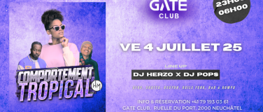 Event-Image for 'Comportement Tropical @Gate Club Neuchâtel'