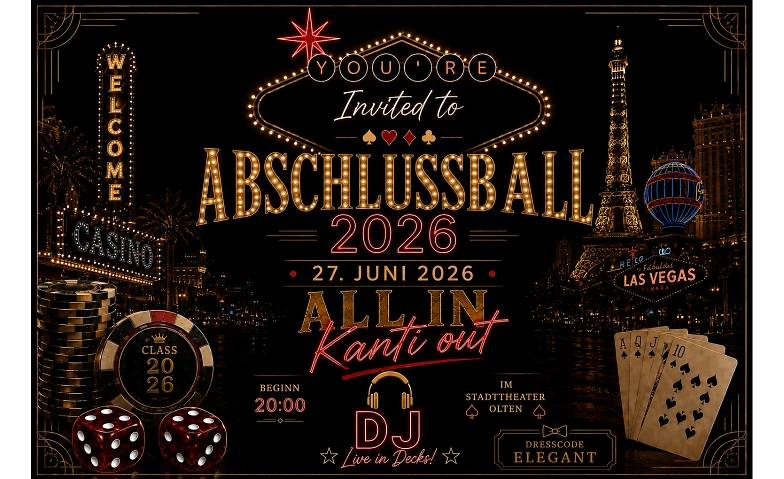 Abschlussball Kanti Olten 2026 Stadttheater Olten, Olten Tickets