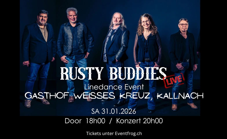 Rusty Buddies Live in Kallnach | Country Konzerte