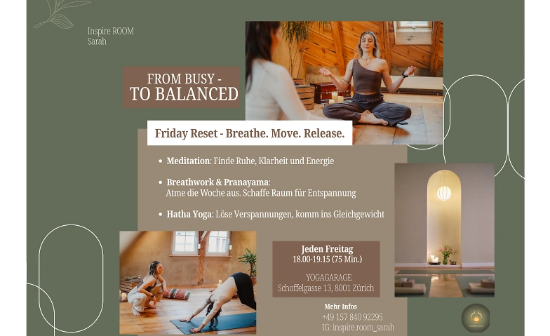 Friday Reset &ndash; Breathe. Move. Release.&nbsp; Billets