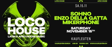 Event-Image for 'LOCO HOUSE @ KAUFLEUTEN CLUB ZÜRICH'