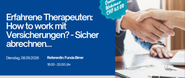 Event-Image for 'Erfahrene Therapeuten: How to work mit Versicherungen?'