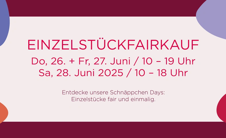 Event-Image for 'EinzelstückFairkauf'