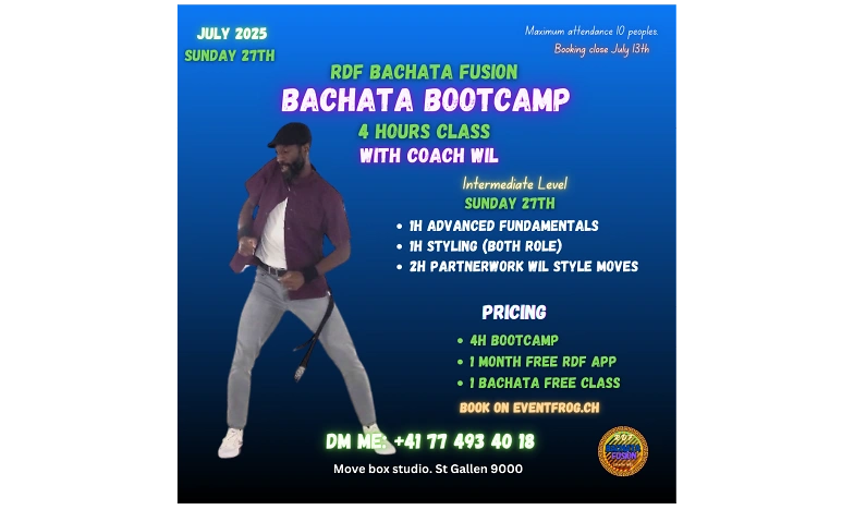 Event-Image for 'BACHATA BOOTCAMP Intermediate Level'