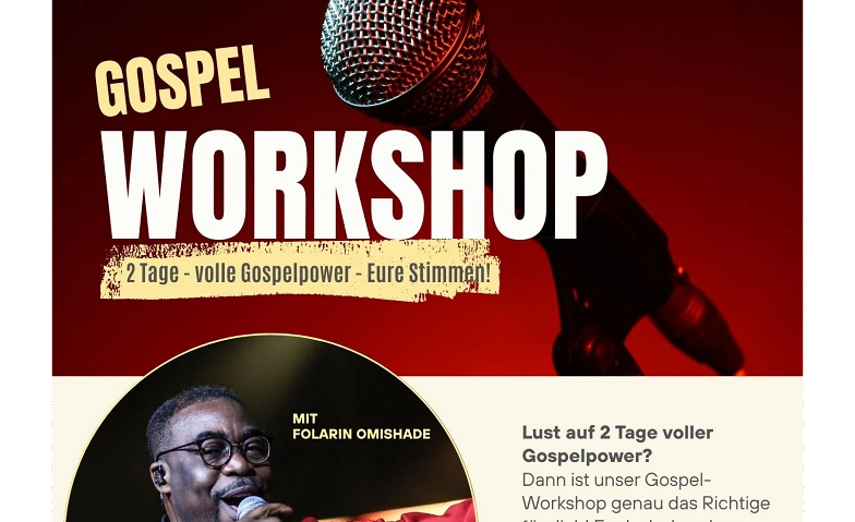 Mitrei&szlig;ender Gospel Workshop mit Abschlusskonzert Tickets