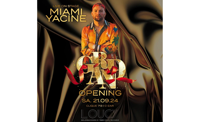 Event-Image for 'MIAMI YACINE LIVE CLUBSHOW!'