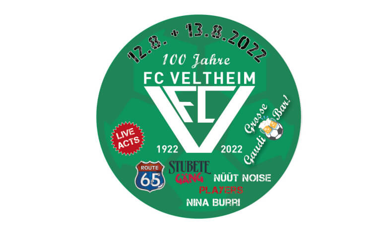 100 Jahre FC Veltheim Schulhausplatz, Schulhausstrasse 2, 5106 Veltheim Tickets