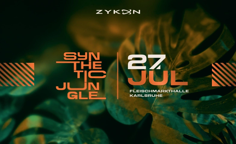 SYNTHETIC JUNGLE by ZYKON - PART 2 - Techno & Electronic Alter Schlachthof Karlsruhe, Fleischmarkthalle, Alter Schlachthof 13, 76131 Karlsruhe Billets