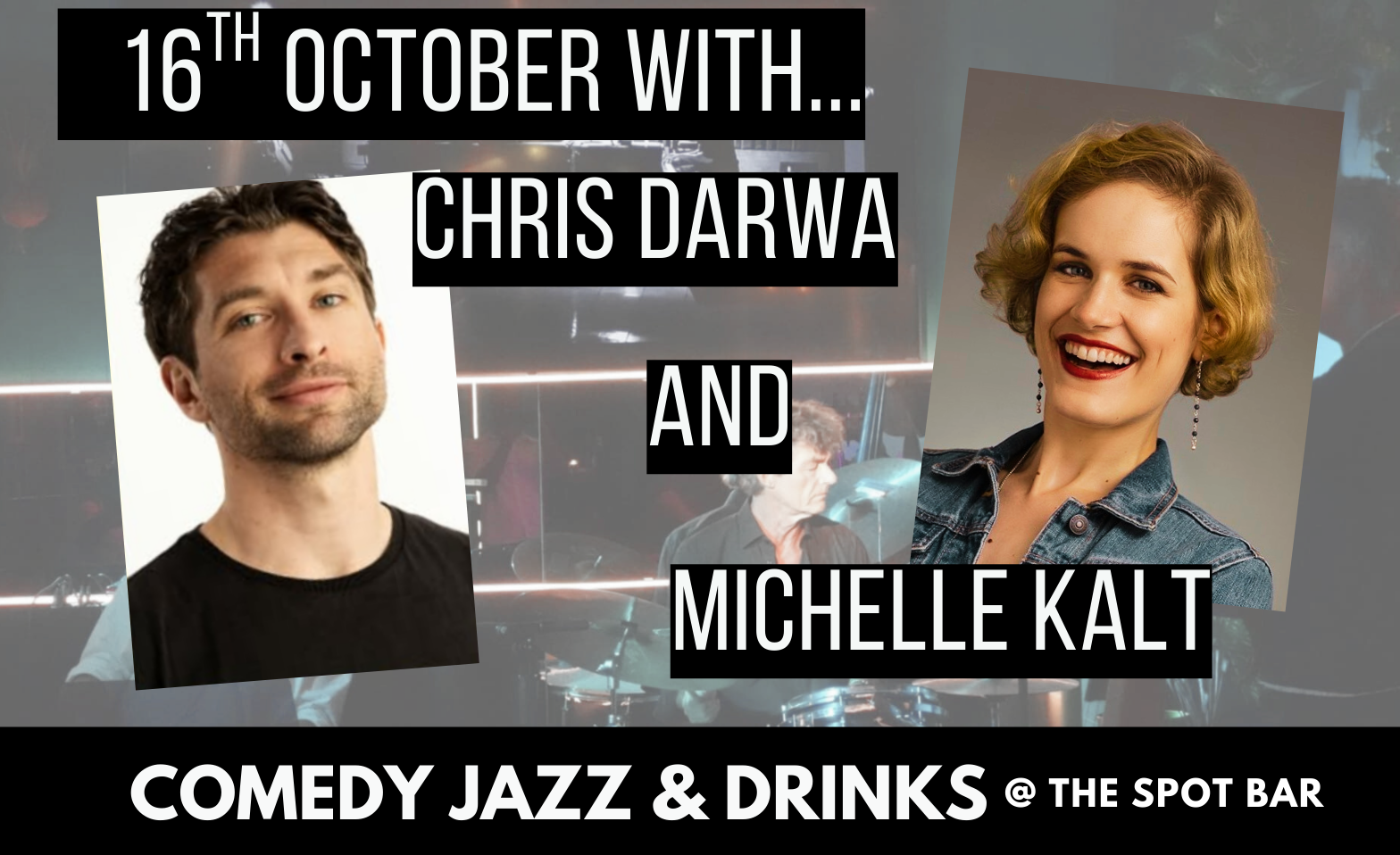 Comedy, Jazz &amp; Drinks Tickets