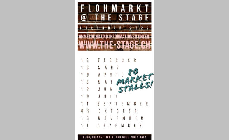 Flohmarkt The Stage, Könizstrasse 161, 3097 Liebefeld Tickets