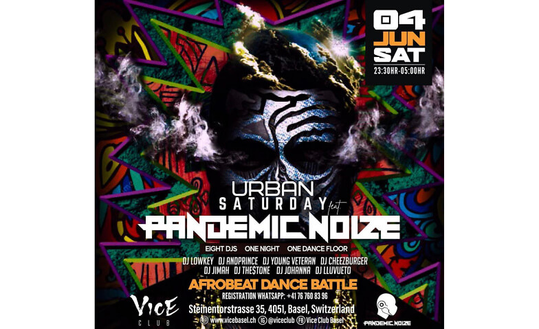 Pandemic Noize Vice Club Basel, Steinentorstrasse 35, 4051 Basel Tickets