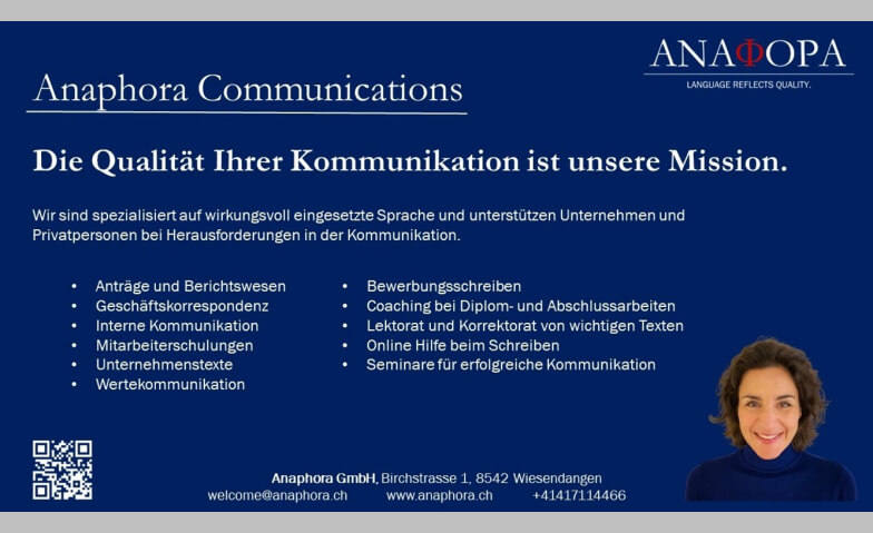 8. Wiesendanger Gewerbeausstellung Anaphora Communications, Birchstrasse 1, 8542 Wiesendangen Tickets