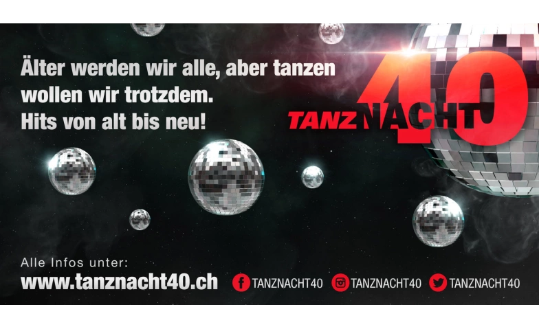 Tanznacht40 Palma Club Bern, Bernstrasse 43, 3421 Lyssach Tickets