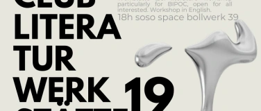 Event-Image for 'clubliteratur Werkstätte: with Fork Burke (in English)'