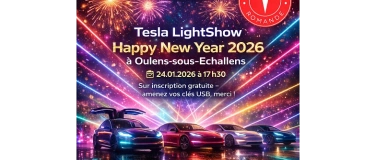 Event-Image for 'Sortie Tesla Suisse Romande - LightShow Happy New Year 2026'