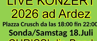 Event-Image for 'Live Konzert 18.Juli 2026 in Ardez'