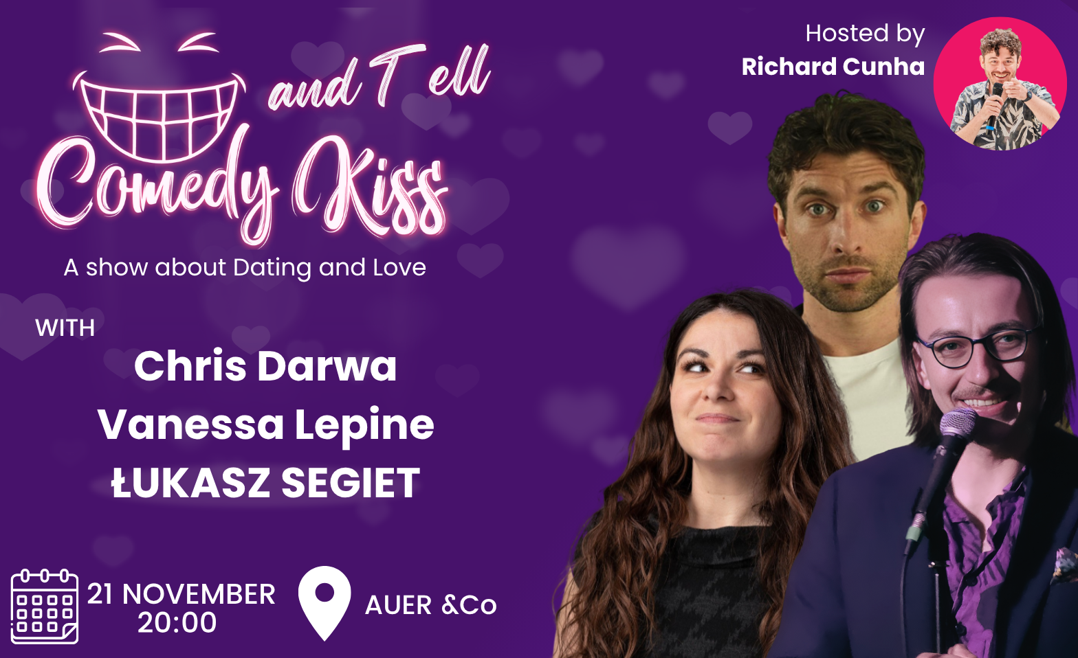 Comedy Kiss &amp; Tell Tickets