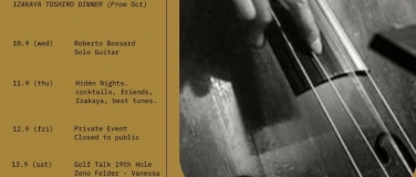 Event-Image for 'HIDÉN HARLEKIN JAZZ GUITAR NIGHT: ROBERTO BOSSARD'