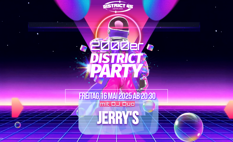 2000er DISTRICT PARTY district45, Zuzwil Tickets