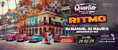 Event-Image for 'RITMO de &laquo;Baila-Conmigo&raquo; / FR 20. FEB @ QUARTIER Klub'