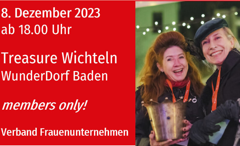 VFU Wichtelanlass in Baden, 8.12.2023 - members only! WunderDorf, Theaterplatz 8a, 5400 Baden Tickets