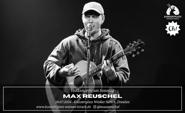 Hutkonzerte am Sonntag: Max Reuschel Konzertplatz Weißer Hirsch, Stechgrundstraße 32, 01324 Konzertplatz Weißer Hirsch Billets