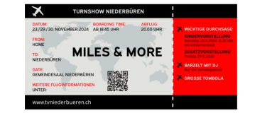 Event-Image for 'Turnshow Niederbüren - Miles & More'