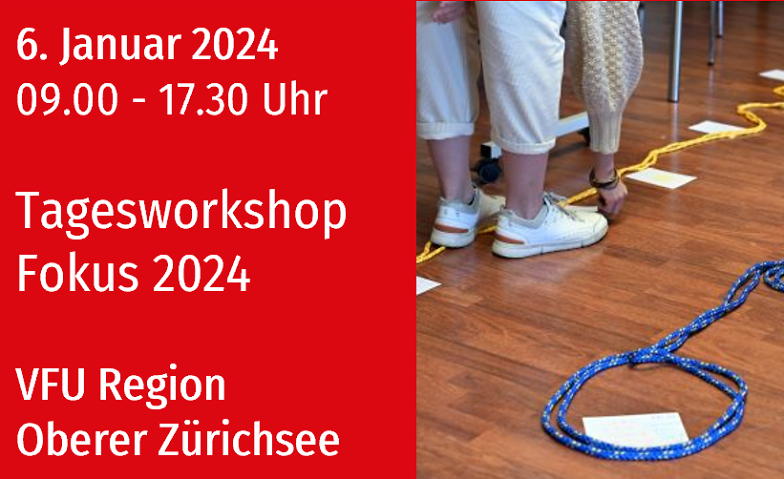 VFU Tagesworkshop in Pfäffikon SZ, 6.01.2024 Wunderraum AG, Churerstrasse 54, 8808 Freienbach Tickets