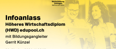 Event-Image for 'Infoanlass Höheres Wirtschaftsdiplom (HWD) edupool.ch'