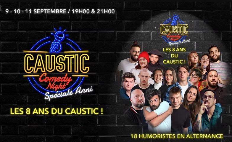 Event-Image for 'Caustic Comedy Night - Spécial anniversaire'