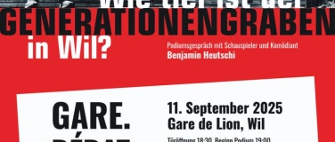 Event-Image for 'Gare.Débat: Wie tief ist der Generationengraben in Wil?'