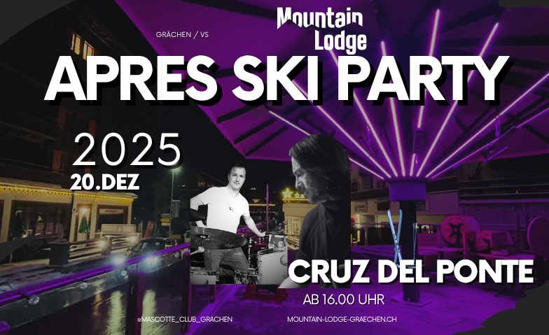 Apr&egrave;s Ski Party mit &quot;Cruz del Ponte&quot; Tickets