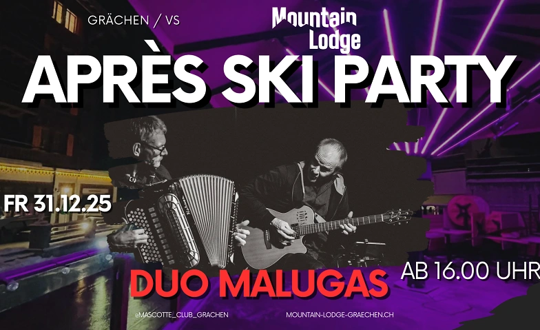 Apr&egrave;s Ski Party mit dem Live Duo Malugas Tickets