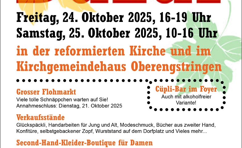 Event-Image for 'Bazar Oberengstringen'