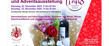 Event-Image for 'Weindegustation und Adventsausstellung «Wein8»'