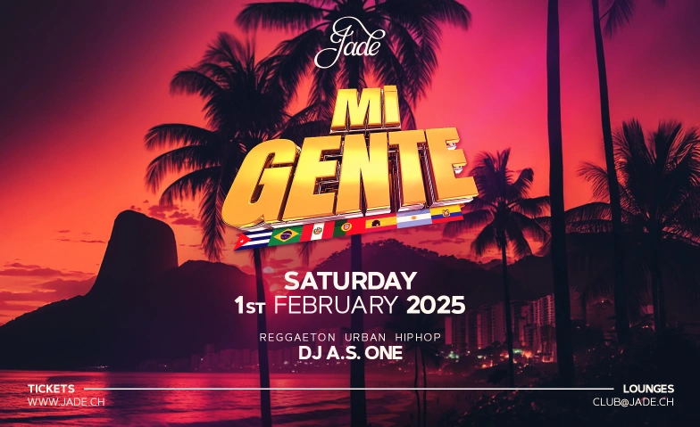 MI GENTE@JADE CLUB Jade Club, Pelikanplatz, 8001 Zurich Billets