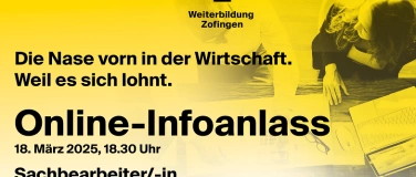 Event-Image for 'Infoanlass-Online Sachbearbeiter/-in Rechnungswesen'