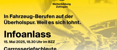 Event-Image for 'Infoanlass Carosseriefachleute Fachrichtung: Fahrzeugbau'