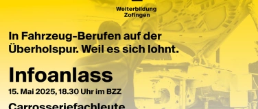 Event-Image for 'Infoanlass Carosseriefachleute Fachrichtung: Spenglerei'