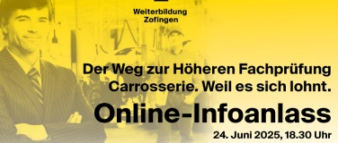 Event-Image for 'Infoanlass-Online: Dipl. Betriebsleiter/-in Carrosserie'