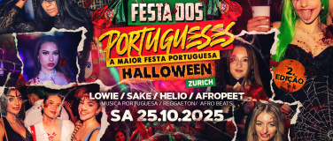 Event-Image for 'FESTA DOS PORTUGUESES@GALLERY CLUBE ZÜRICH HALLOWEEN'