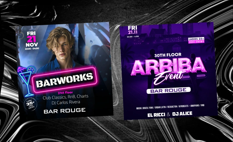 BARWORKS x Arriba Bar Rouge - Rooftop Bar & Club, Messeplatz 10, 4058 Basel Tickets