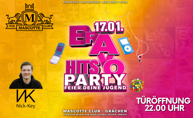 Bravo Hits Party im Mascotte Tickets