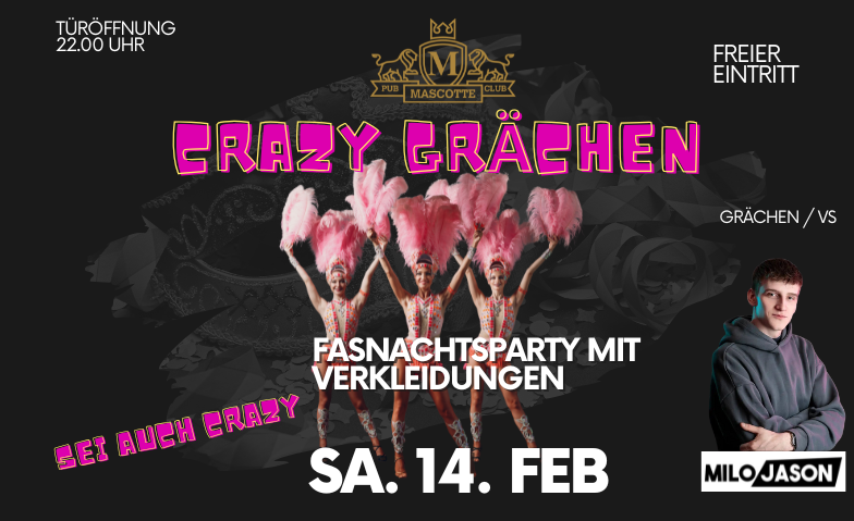 "Crazy Gr&auml;chen" Party mit Milo Jason Tickets