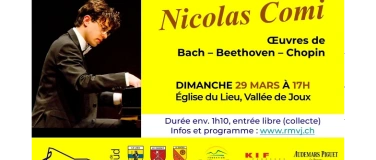 Event-Image for '&OElig;uvres de Bach, Beethoven et Chopin avec le pianiste Nicolas'