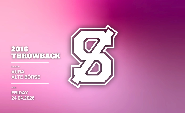 STUDENT.ZH - 2016 Throwback AURA - ALTE B&Ouml;RSE, Bleicherweg 5, 8001 Z&uuml;rich Tickets