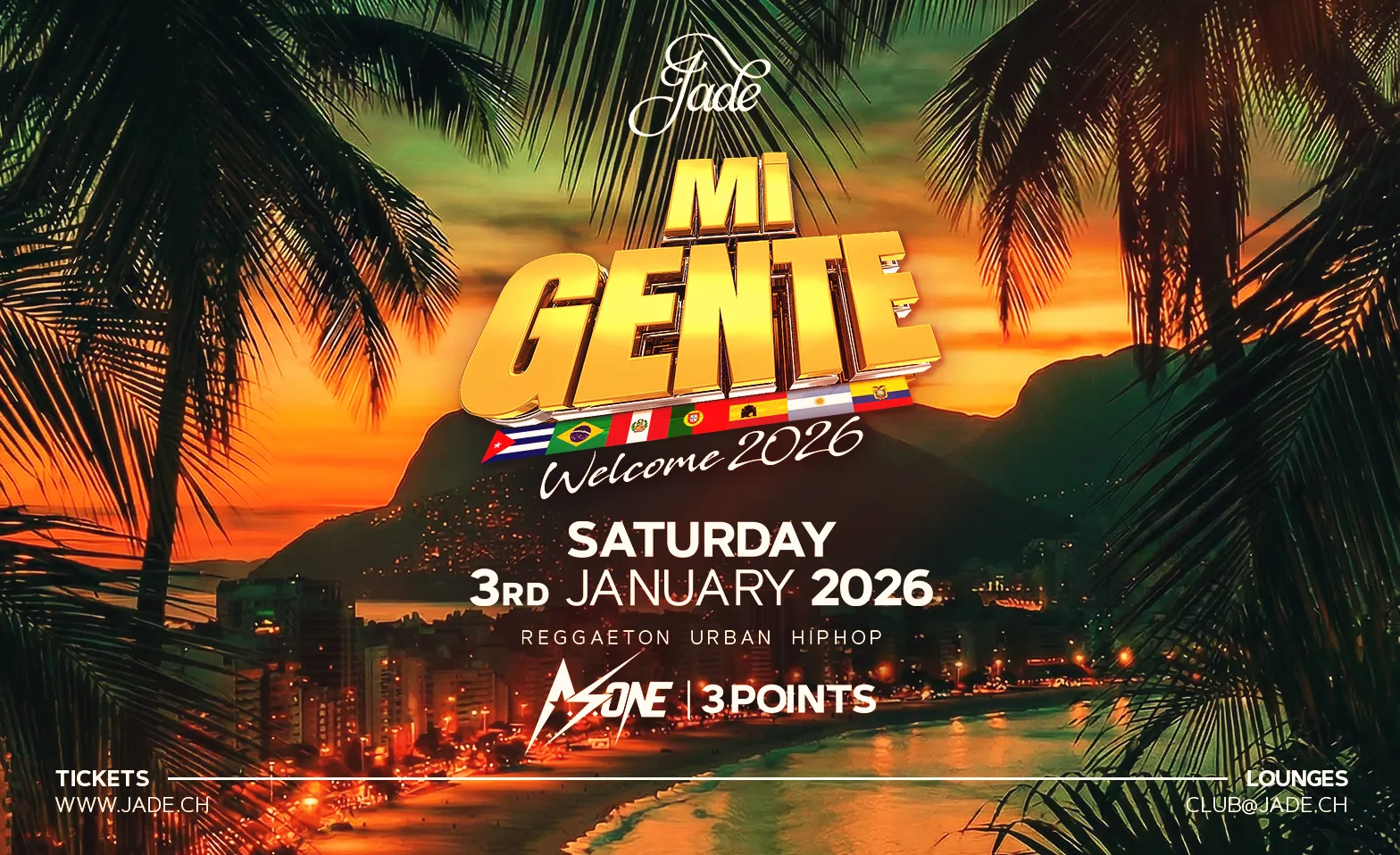 Event-Image for 'MI GENTE @JADE CLUB Z&Uuml;RICH'