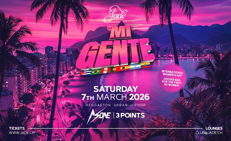 MI GENTE @JADE CLUB Z&Uuml;RICH Jade Club, Pelikanplatz null, 8001 Z&uuml;rich Billets